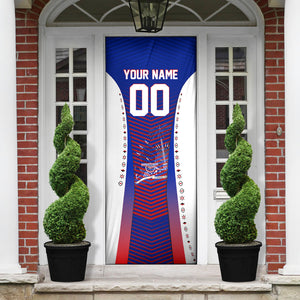 Personalized Haiti Football Eagle Champions Door Cover Les Grenadiers Soccer Trophy 2026 Heritage Flag