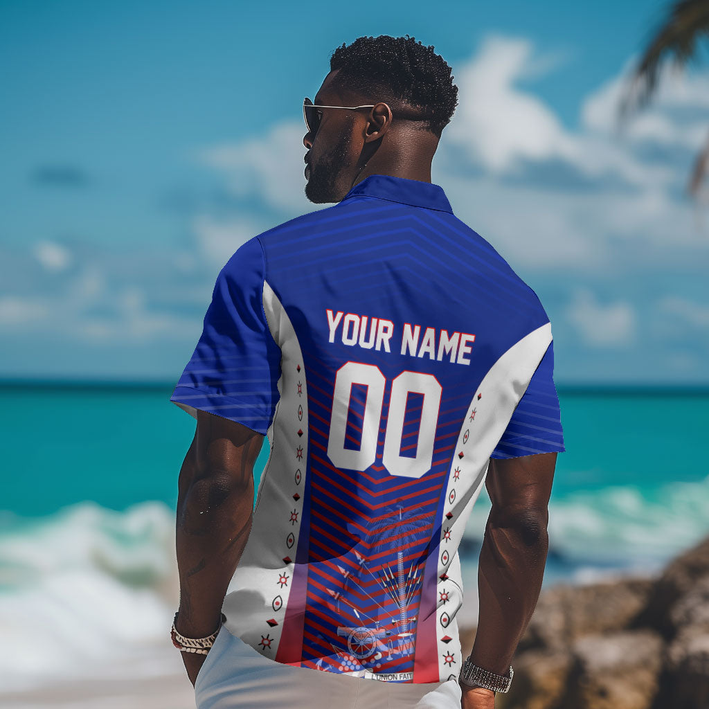 Personalized Haiti Football Eagle Champions Hawaiian Shirt Les Grenadiers Soccer Trophy 2026 Heritage Flag
