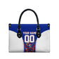 Personalized Haiti Football Eagle Champions Leather Bag Les Grenadiers Soccer Trophy 2026 Heritage Flag