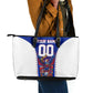 Personalized Haiti Football Eagle Champions Leather Tote Bag Les Grenadiers Soccer Trophy 2026 Heritage Flag