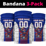 Personalized Haiti Football Eagle Champions Neck Gaiter Les Grenadiers Soccer Trophy 2026 Heritage Flag