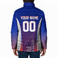 Personalized Haiti Football Eagle Champions Padded Jacket Les Grenadiers Soccer Trophy 2026 Heritage Flag