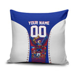 Personalized Haiti Football Eagle Champions Pillow Cover Les Grenadiers Soccer Trophy 2026 Heritage Flag
