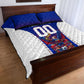 Personalized Haiti Football Eagle Champions Quilt Bed Set Les Grenadiers Soccer Trophy 2026 Heritage Flag
