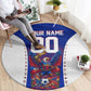 Personalized Haiti Football Eagle Champions Round Carpet Les Grenadiers Soccer Trophy 2026 Heritage Flag