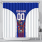 Personalized Haiti Football Eagle Champions Shower Curtain Les Grenadiers Soccer Trophy 2026 Heritage Flag