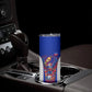 Personalized Haiti Football Eagle Champions Skinny Tumbler Les Grenadiers Soccer Trophy 2026 Heritage Flag