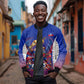 Personalized Haiti Football Eagle Champions Sleeve Zip Bomber Jacket Les Grenadiers Soccer Trophy 2026 Heritage Flag