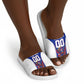 Personalized Haiti Football Eagle Champions Slide Sandals Les Grenadiers Soccer Trophy 2026 Heritage Flag