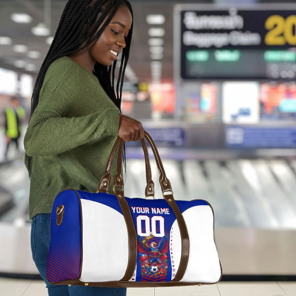 Personalized Haiti Football Eagle Champions Travel Bag Les Grenadiers Soccer Trophy 2026 Heritage Flag
