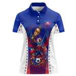 Personalized Haiti Football Eagle Champions Women Polo Shirt Les Grenadiers Soccer Trophy 2026 Heritage Flag