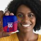 Personalized Haiti Soccer Les Grenadiers AirPods Case Championship Football 2026 Trophy Haitian Flag Map