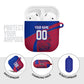 Personalized Haiti Soccer Les Grenadiers AirPods Case Championship Football 2026 Trophy Haitian Flag Map