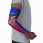 Personalized Haiti Soccer Les Grenadiers Arm Sleeves Championship Football 2026 Trophy Haitian Flag Map