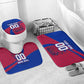 Personalized Haiti Soccer Les Grenadiers Bathroom Set Championship Football 2026 Trophy Haitian Flag Map