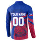 Personalized Haiti Soccer Les Grenadiers Button Sweatshirt Championship Football 2026 Trophy Haitian Flag Map