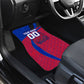 Personalized Haiti Soccer Les Grenadiers Car Mats Championship Football 2026 Trophy Haitian Flag Map