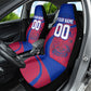 Personalized Haiti Soccer Les Grenadiers Car Seat Cover Championship Football 2026 Trophy Haitian Flag Map