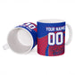 Personalized Haiti Soccer Les Grenadiers Ceramic Mug Championship Football 2026 Trophy Haitian Flag Map