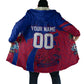 Personalized Haiti Soccer Les Grenadiers Cloak Championship Football 2026 Trophy Haitian Flag Map
