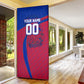 Personalized Haiti Soccer Les Grenadiers Door Cover Championship Football 2026 Trophy Haitian Flag Map