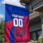 Personalized Haiti Soccer Les Grenadiers Garden Flag Championship Football 2026 Trophy Haitian Flag Map