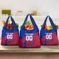 Personalized Haiti Soccer Les Grenadiers Grocery Bag Championship Football 2026 Trophy Haitian Flag Map