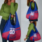 Personalized Haiti Soccer Les Grenadiers Grocery Bag Championship Football 2026 Trophy Haitian Flag Map
