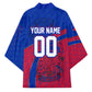 Personalized Haiti Soccer Les Grenadiers Kimono Championship Football 2026 Trophy Haitian Flag Map