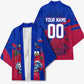 Personalized Haiti Soccer Les Grenadiers Kimono Championship Football 2026 Trophy Haitian Flag Map