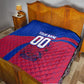 Personalized Haiti Soccer Les Grenadiers Quilt Championship Football 2026 Trophy Haitian Flag Map