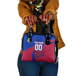 Personalized Haiti Soccer Les Grenadiers Shoulder Handbag Championship Football 2026 Trophy Haitian Flag Map