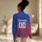 Personalized Haiti Soccer Les Grenadiers Women Casual Shirt Championship Football 2026 Trophy Haitian Flag Map