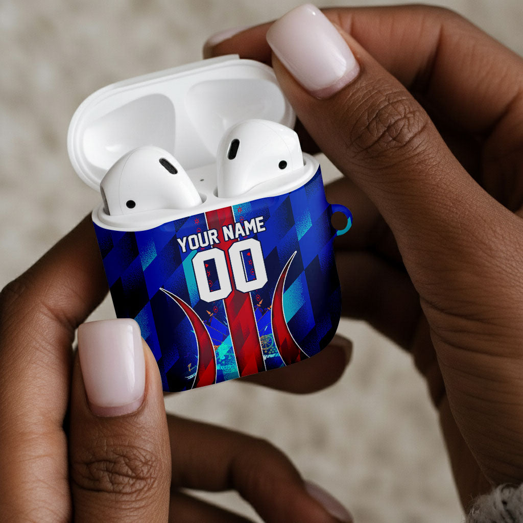 Personalized Les Grenadiers Haiti Football AirPods Case Eagle Champions Trophy Heritage