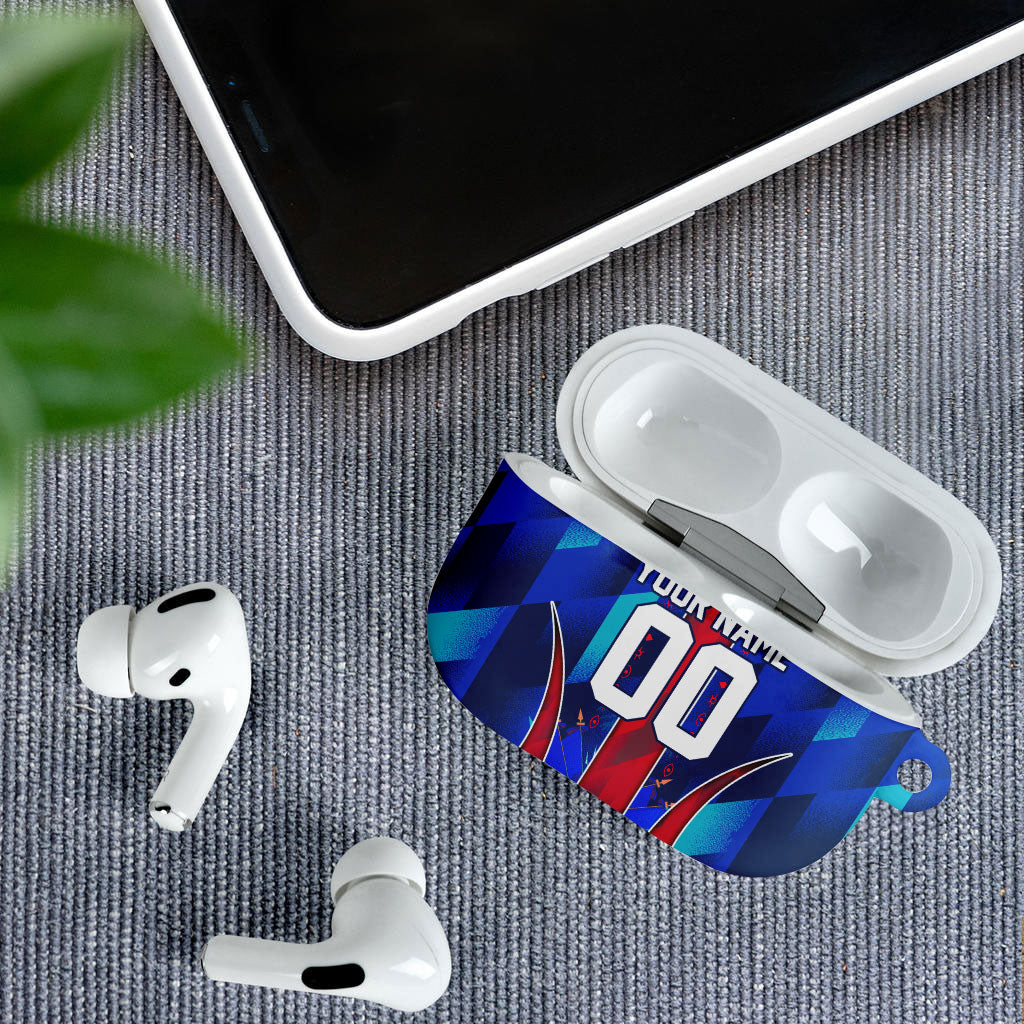 Personalized Les Grenadiers Haiti Football AirPods Case Eagle Champions Trophy Heritage