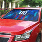 Personalized Les Grenadiers Haiti Football Auto Sun Shade Eagle Champions Trophy Heritage