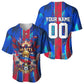 Personalized Les Grenadiers Haiti Football Baseball Jersey Eagle Champions Trophy Heritage