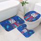 Personalized Les Grenadiers Haiti Football Bathroom Set Eagle Champions Trophy Heritage