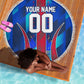 Personalized Les Grenadiers Haiti Football Beach Blanket Eagle Champions Trophy Heritage