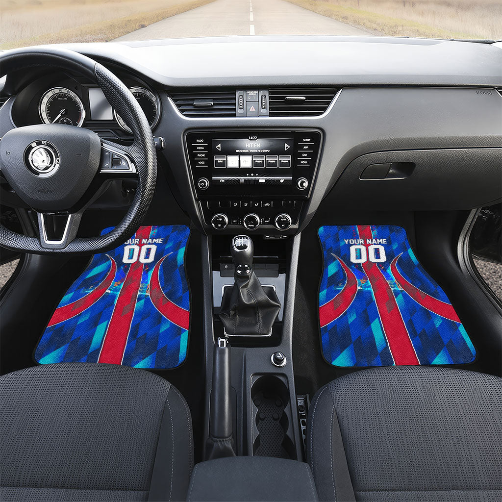 Personalized Les Grenadiers Haiti Football Car Mats Eagle Champions Trophy Heritage