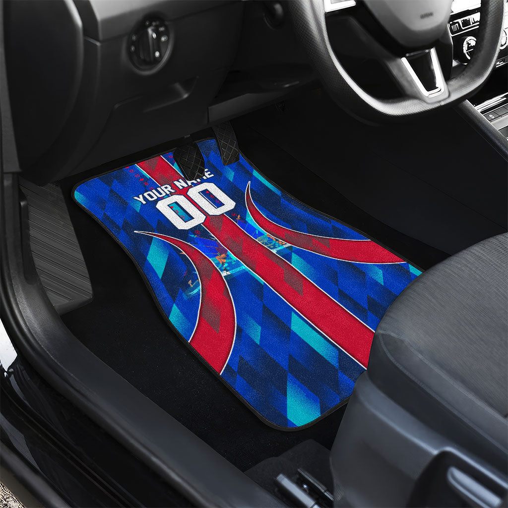 Personalized Les Grenadiers Haiti Football Car Mats Eagle Champions Trophy Heritage