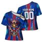 Personalized Les Grenadiers Haiti Football Cross Shoulder Shirt Eagle Champions Trophy Heritage