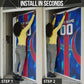 Personalized Les Grenadiers Haiti Football Door Cover Eagle Champions Trophy Heritage