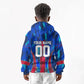 Personalized Les Grenadiers Haiti Football Kid Hoodie Eagle Champions Trophy Heritage