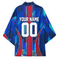 Personalized Les Grenadiers Haiti Football Kimono Eagle Champions Trophy Heritage