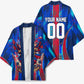 Personalized Les Grenadiers Haiti Football Kimono Eagle Champions Trophy Heritage