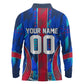 Personalized Les Grenadiers Haiti Football Long Sleeve Polo Shirt Eagle Champions Trophy Heritage