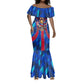 Personalized Les Grenadiers Haiti Football Mermaid Dress Eagle Champions Trophy Heritage
