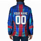 Personalized Les Grenadiers Haiti Football Padded Jacket Eagle Champions Trophy Heritage