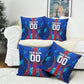 Personalized Les Grenadiers Haiti Football Pillow Cover Eagle Champions Trophy Heritage